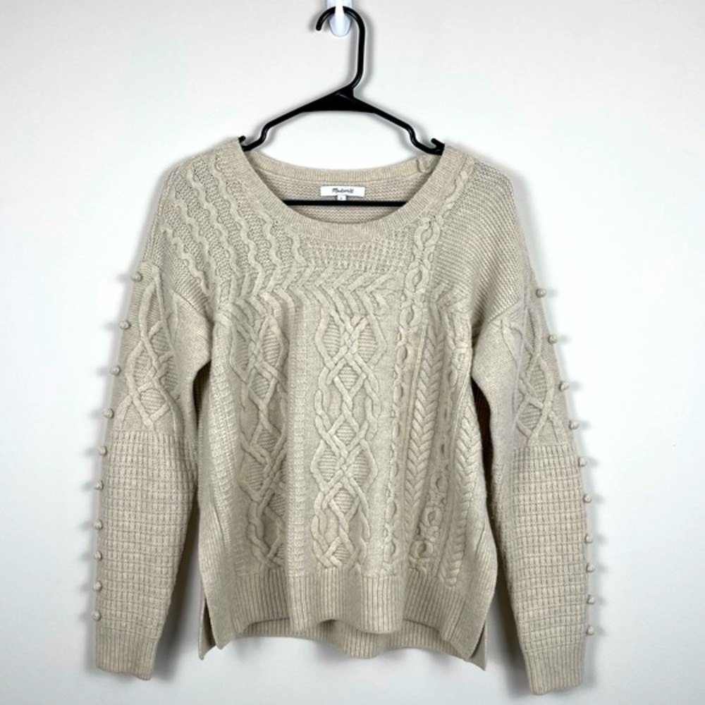 Madewell Open-Side Bobble Pullover Sweater - Picture 5 of 16